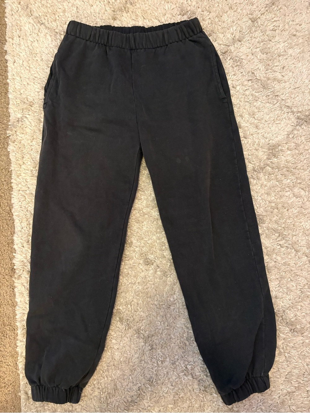 Brandy Melville Rosa Black Sweatpants